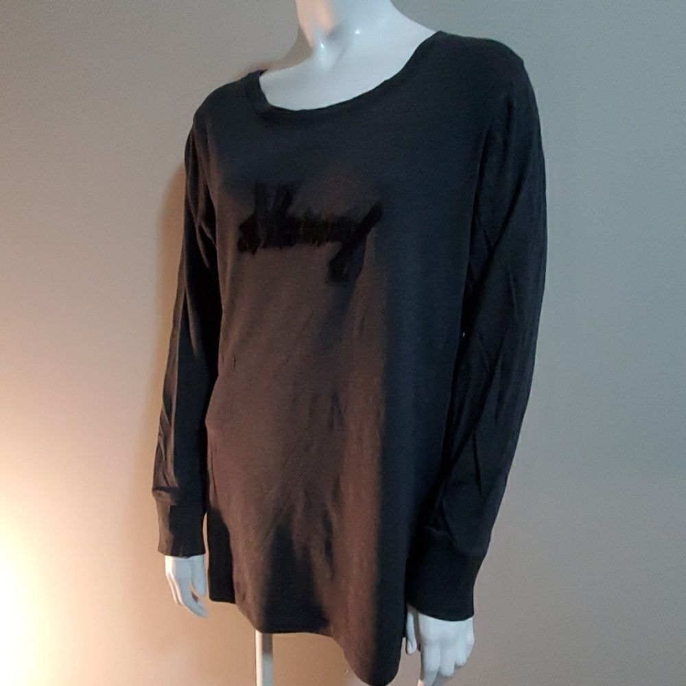 DKNY Gray Long Sleeve Tee Shirt (M)
